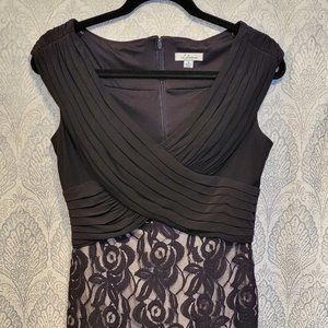 Liliana Black with Lace Dress - Sz. 8